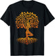 Tree of Life Yoga : Chakra Haka, Classic Fit, Round Neck, Black T-Shirt - T-Shirt | Black