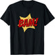 Bam! Funny Comic Sound Retro Pop Art T-Shirt - T-Shirt | Black