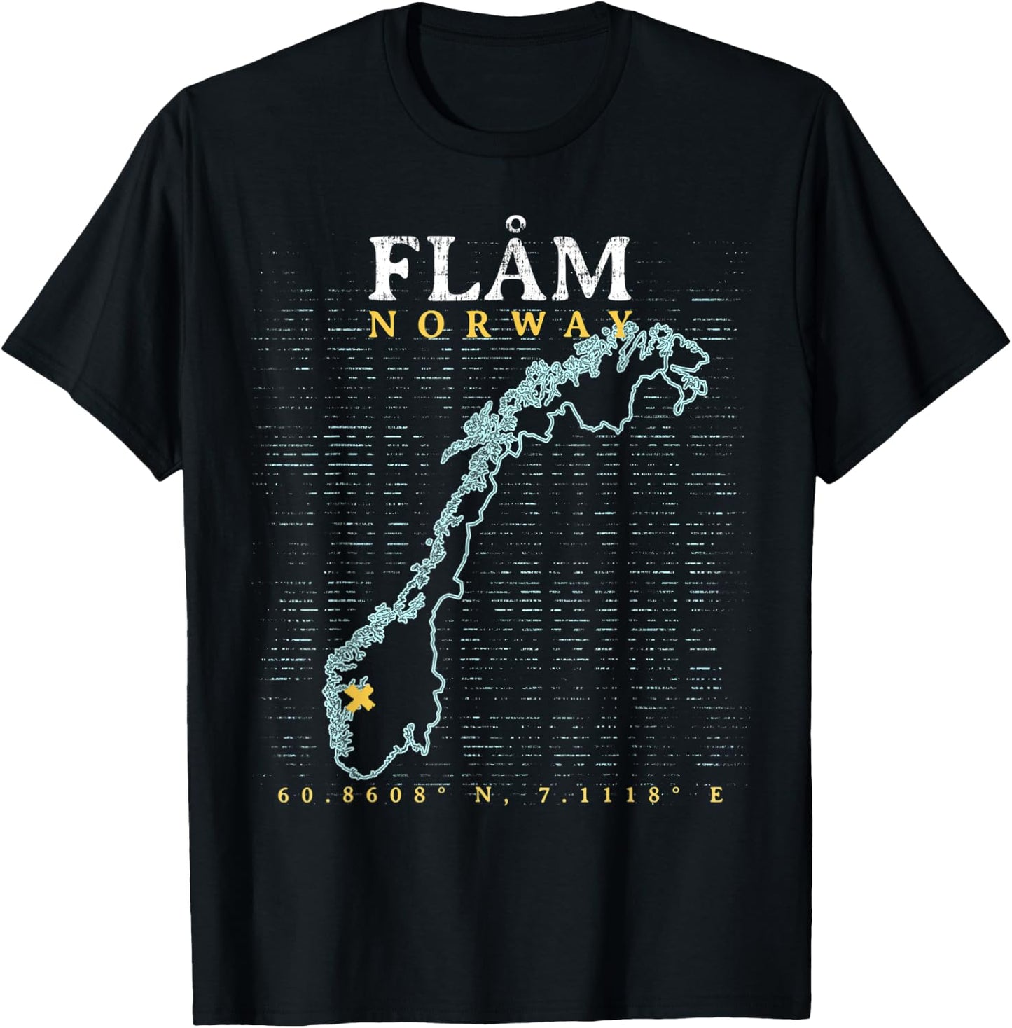 Norway Flåm T-Shirt - T-Shirt | Black