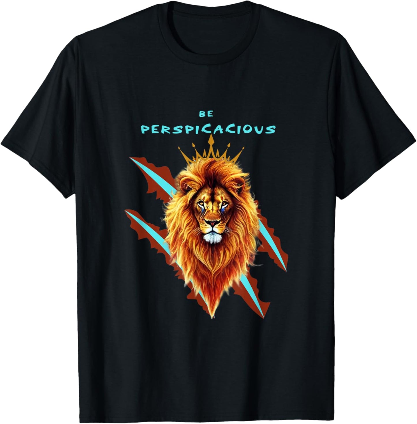 Be Perspicacious About Things Around You Modern T-Shirt - T-Shirt | Black