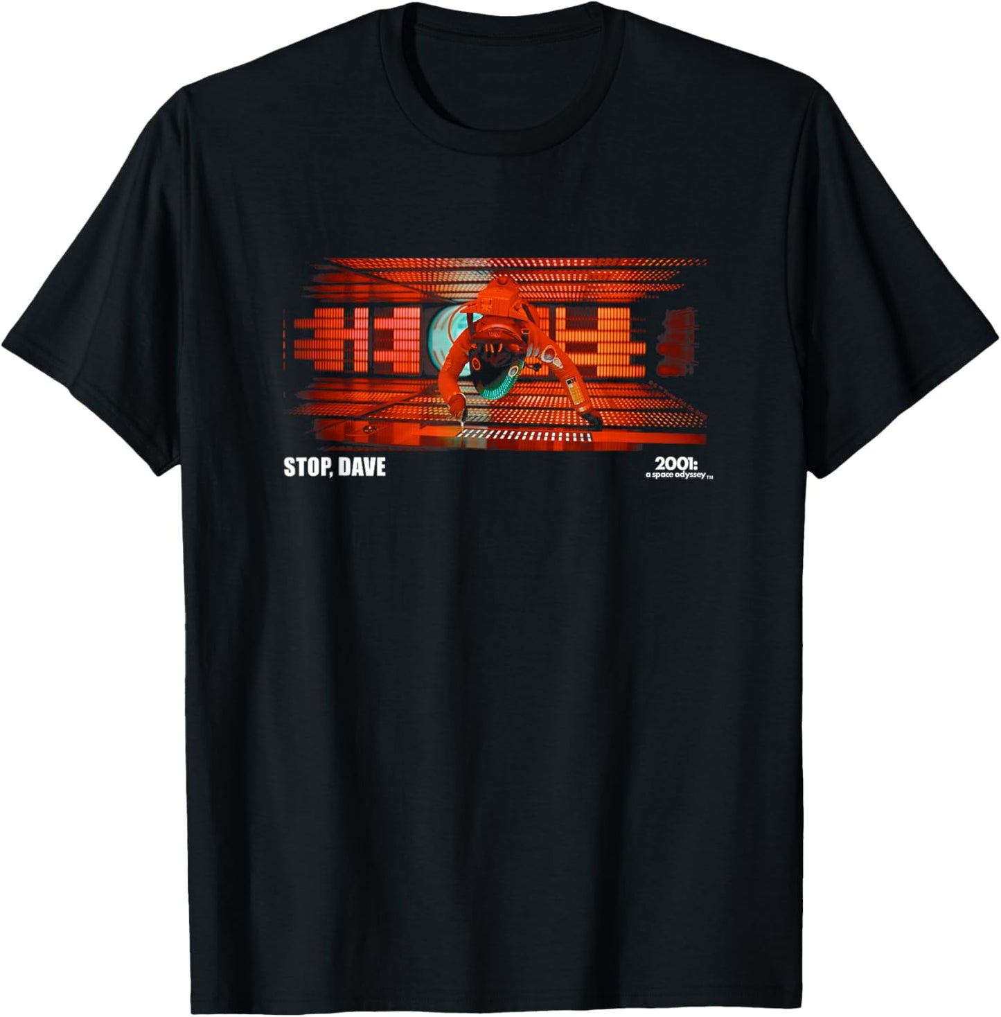 2001: A Space Odyssey Stop Dave T-Shirt - T-Shirt | Black