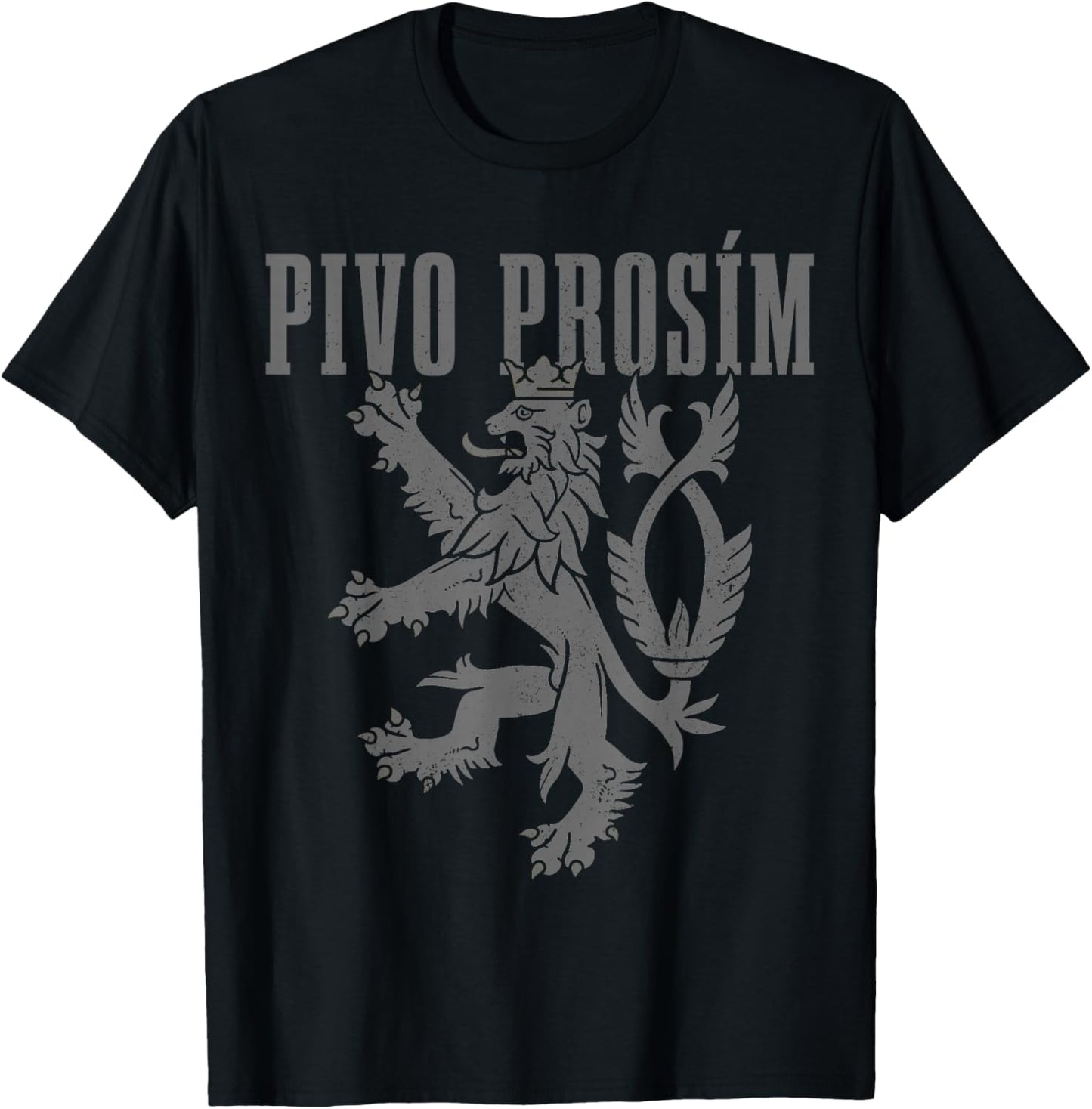 Pivo Prosim Beer Please In Czech Republic Language Prague T-Shirt - T-Shirt | Black
