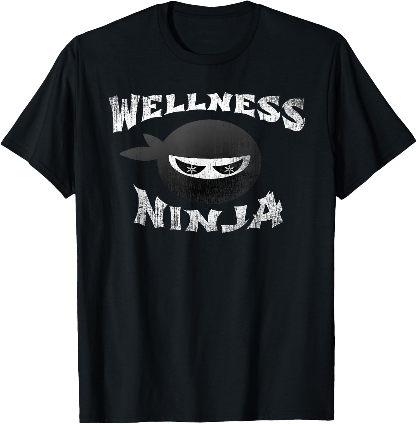 Fitness Gym Ninja Multitasking Health Trainer Wellness Coach T-Shirt - T-Shirt | Black