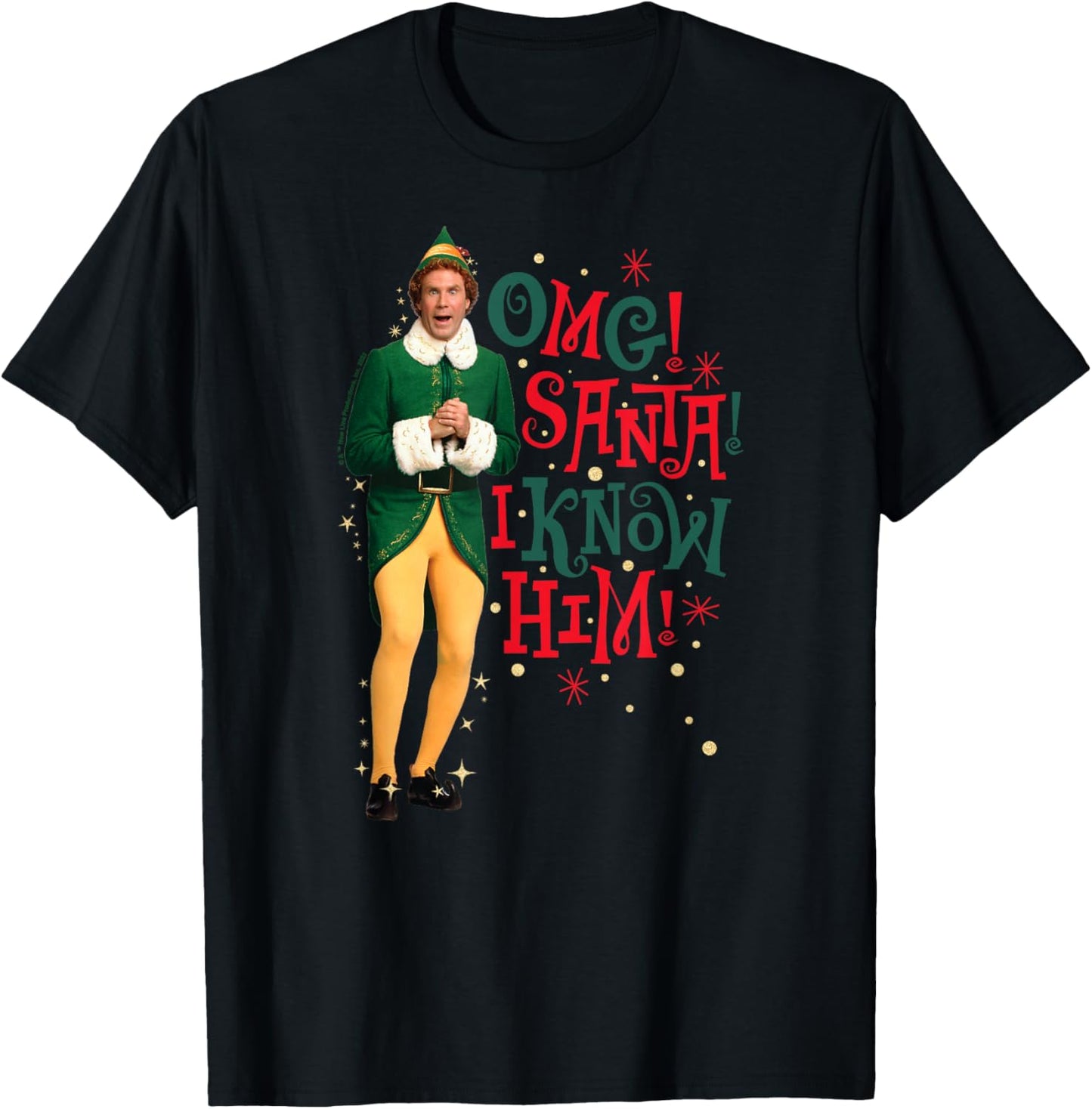 Elf - OMG I Know Him T-Shirt - T-Shirt | Black