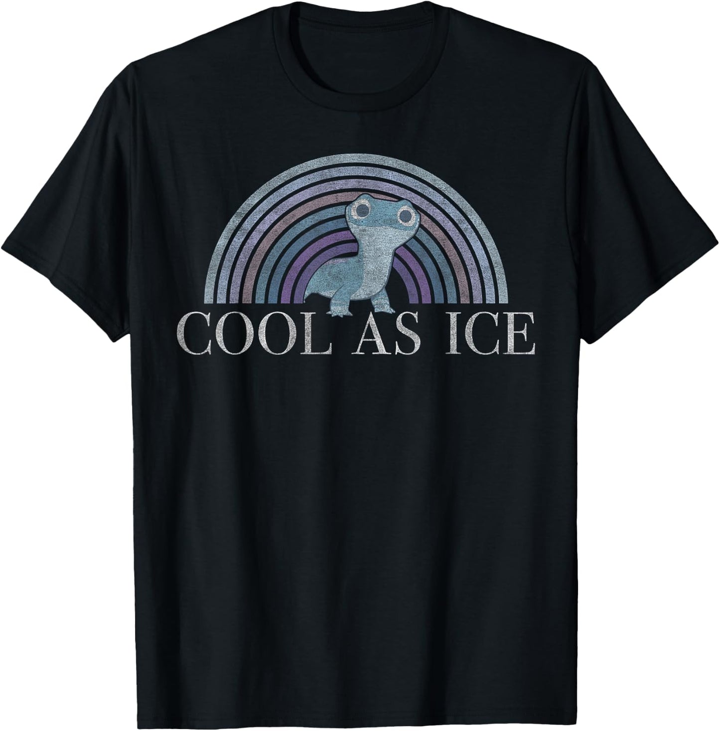 Disney Frozen 2 Bruni The Salamander Cool As Ice T-Shirt - T-Shirt | Black