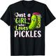 Just a Girl Who Loves Pickles Funny Toddler Pickle Costume T-Shirt - T-Shirt | Black