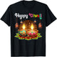 Happy Diwali Funny Festival Proud Indian Matching Family T-Shirt - T-Shirt | Black