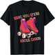 80s Roller Skates - Roller Skating - Disco Skates - Vintage T-Shirt - T-Shirt | Black
