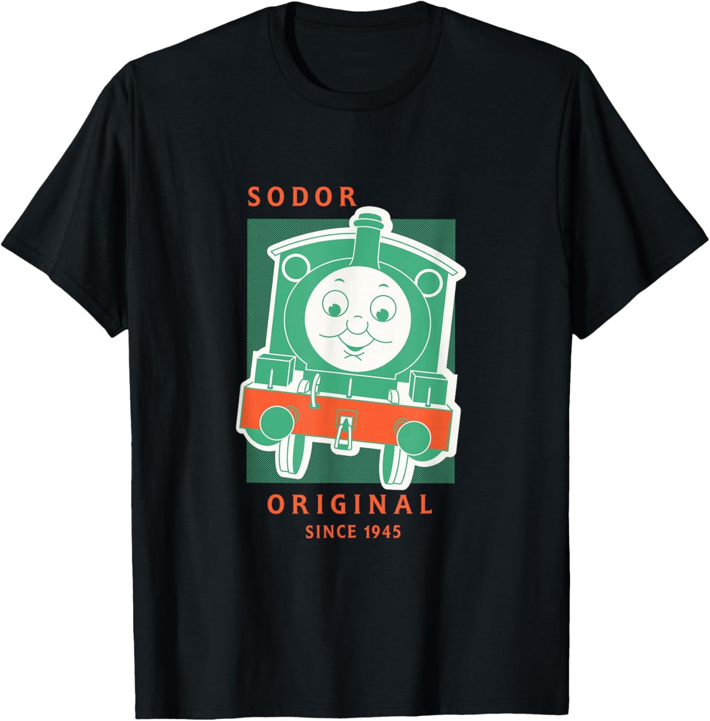Thomas & Friends Sodor Original Since 1945 T-Shirt - T-Shirt | Black