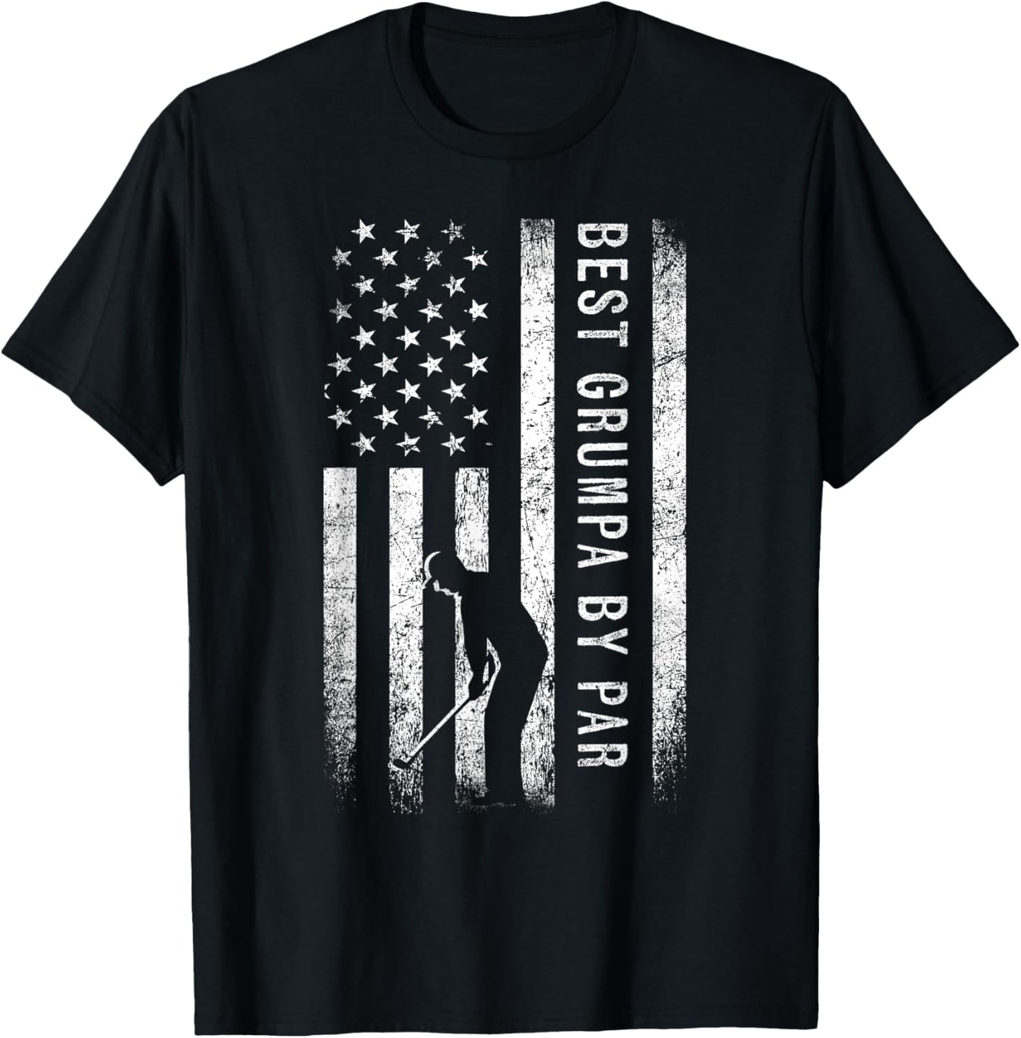 Best Grumpa By Par Golfing Gifts Grumpa Father's Day Golf T-Shirt - T-Shirt | Black