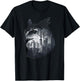 Aesthetic City Owl T-Shirt - T-Shirt | Black