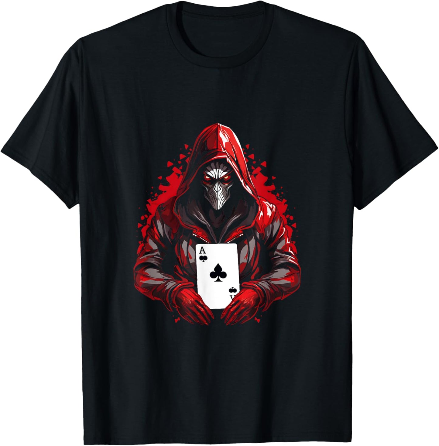 Poker Gambling Funny Casino Play Card Gambler Poker T-Shirt - T-Shirt | Black