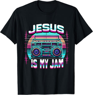 Jesus Is My Jam- Christan T-Shirt - T-Shirt | Black