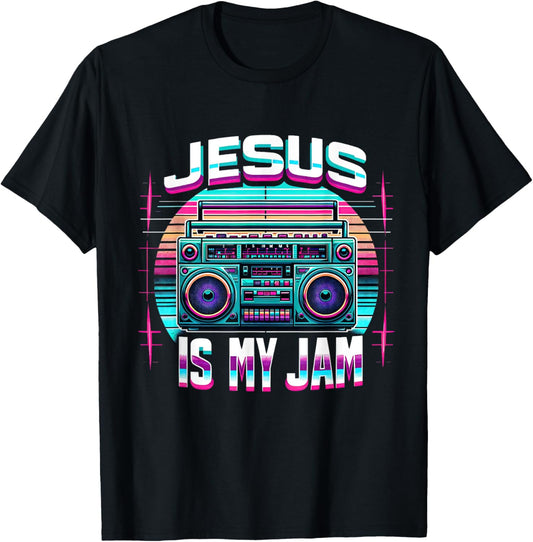 Jesus Is My Jam- Christan T-Shirt - T-Shirt | Black