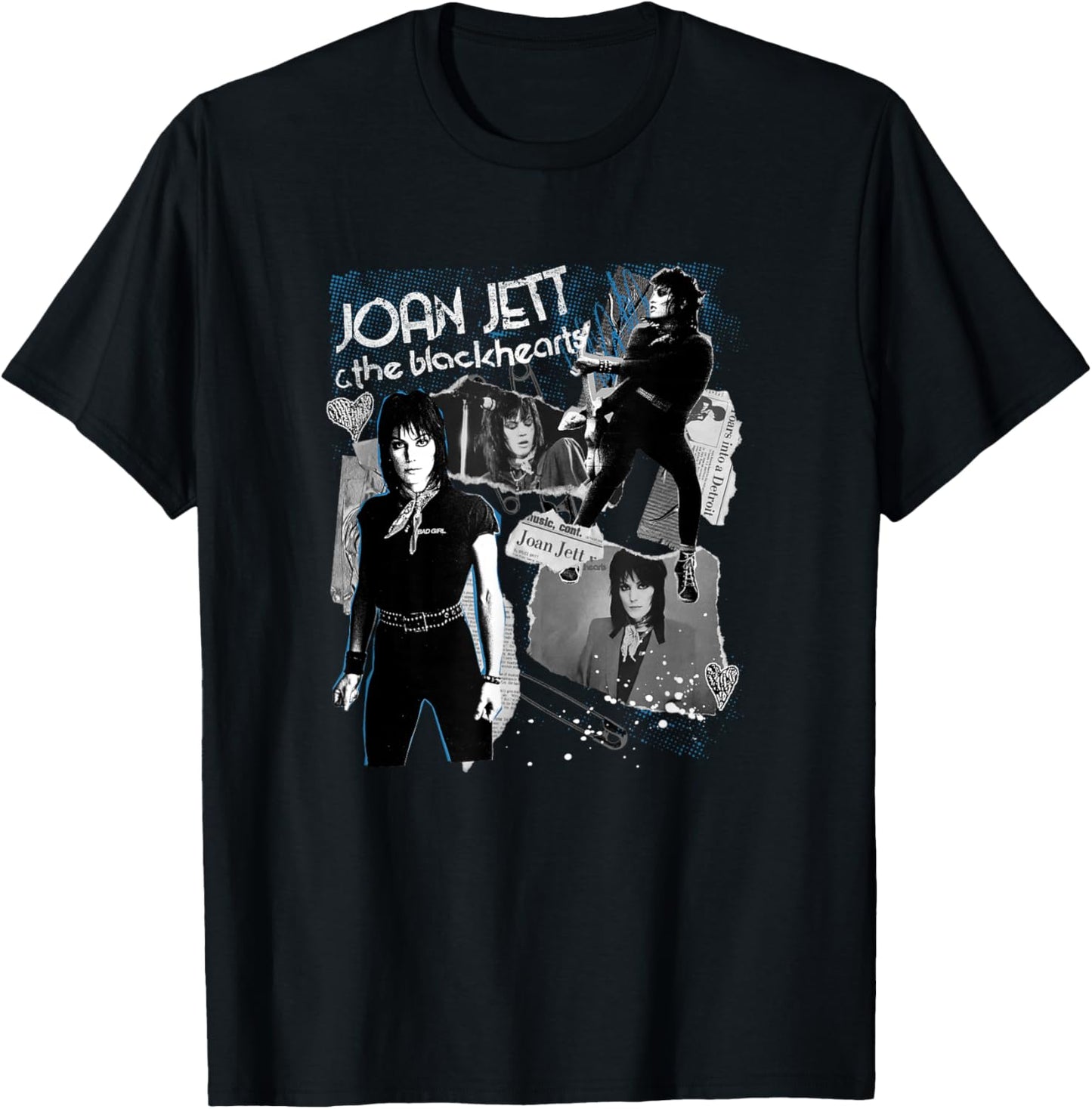 Joan Jett und die Blackhearts - Collage 2026 Tour T-Shirt - T-Shirt | Black