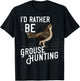 Ruffed Grouse Bird Gift Hunting Spruce Grouse T-Shirt - T-Shirt | Black
