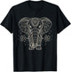 Mandala Style Elephant Perfect , Men T-Shirt - T-Shirt | Black