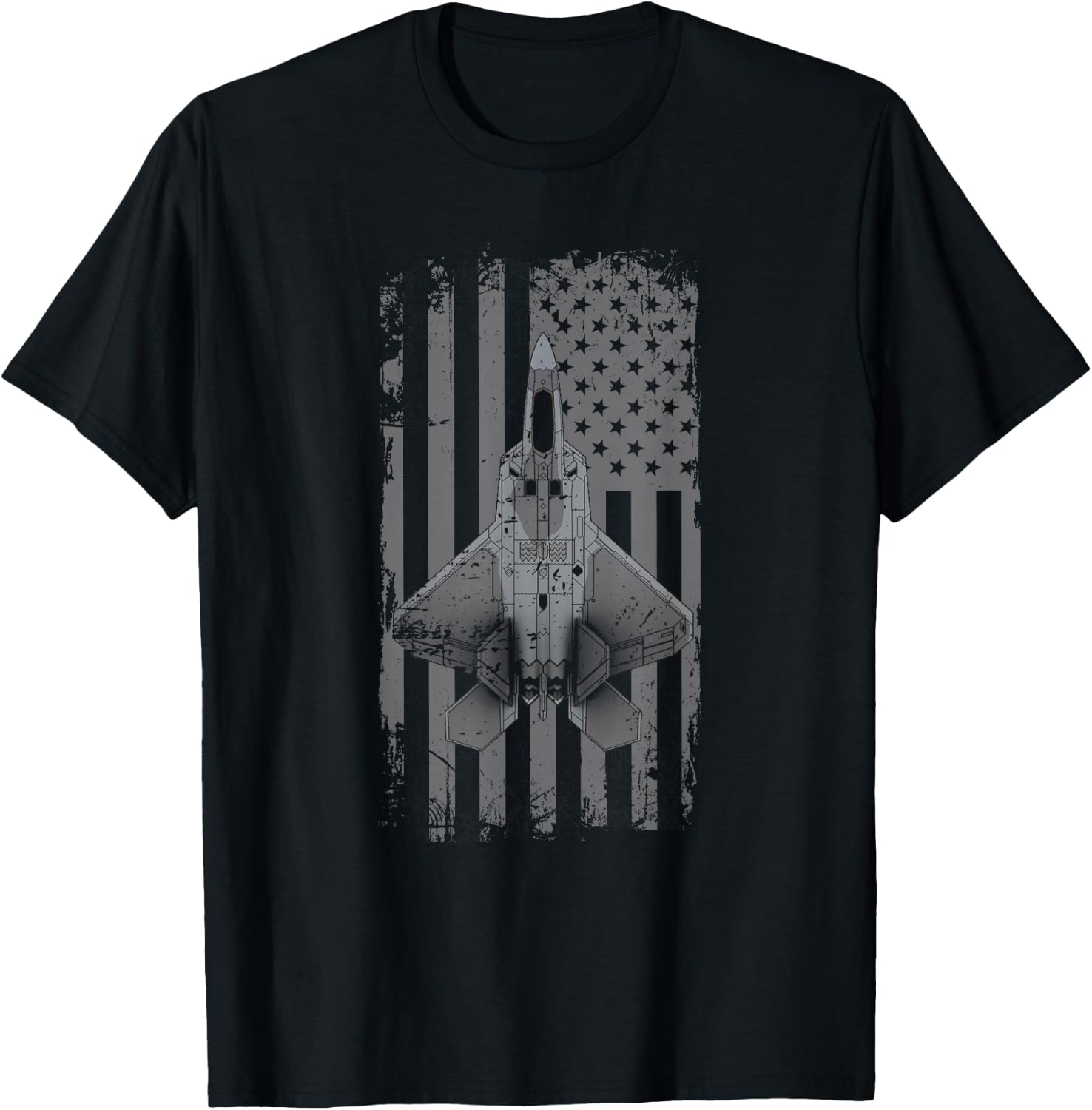 F-22 Raptor Military Pilot T-Shirt - T-Shirt | Black