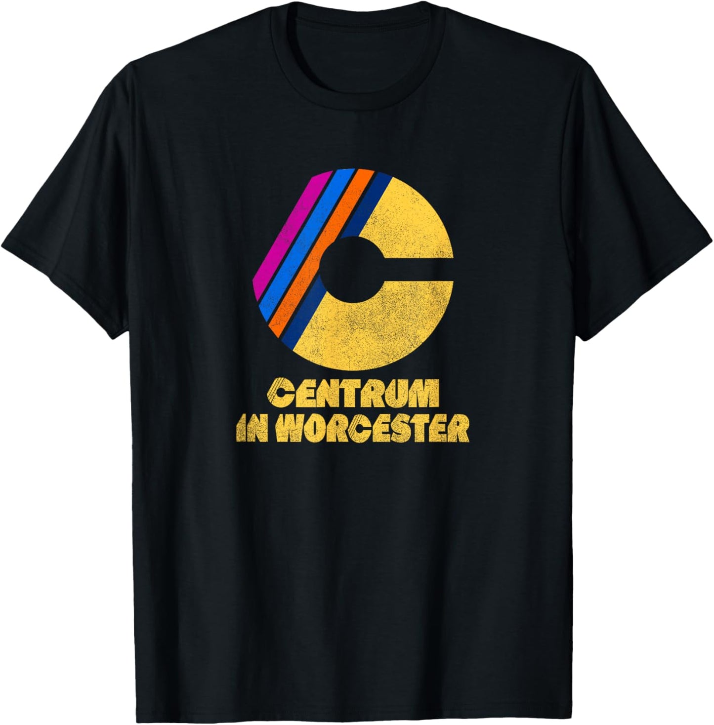 Worcester Centrum Concert Venue Retro Sports Arena Funny T-Shirt - T-Shirt | Black