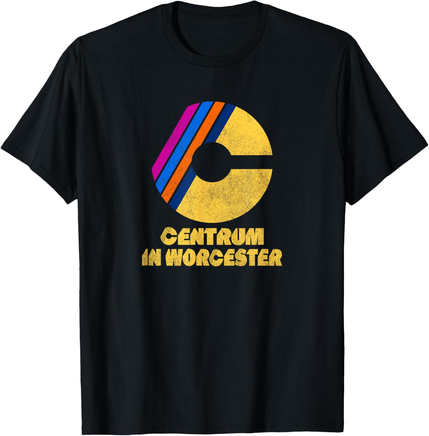 Worcester Centrum Concert Venue Retro Sports Arena Funny T-Shirt - T-Shirt | Black
