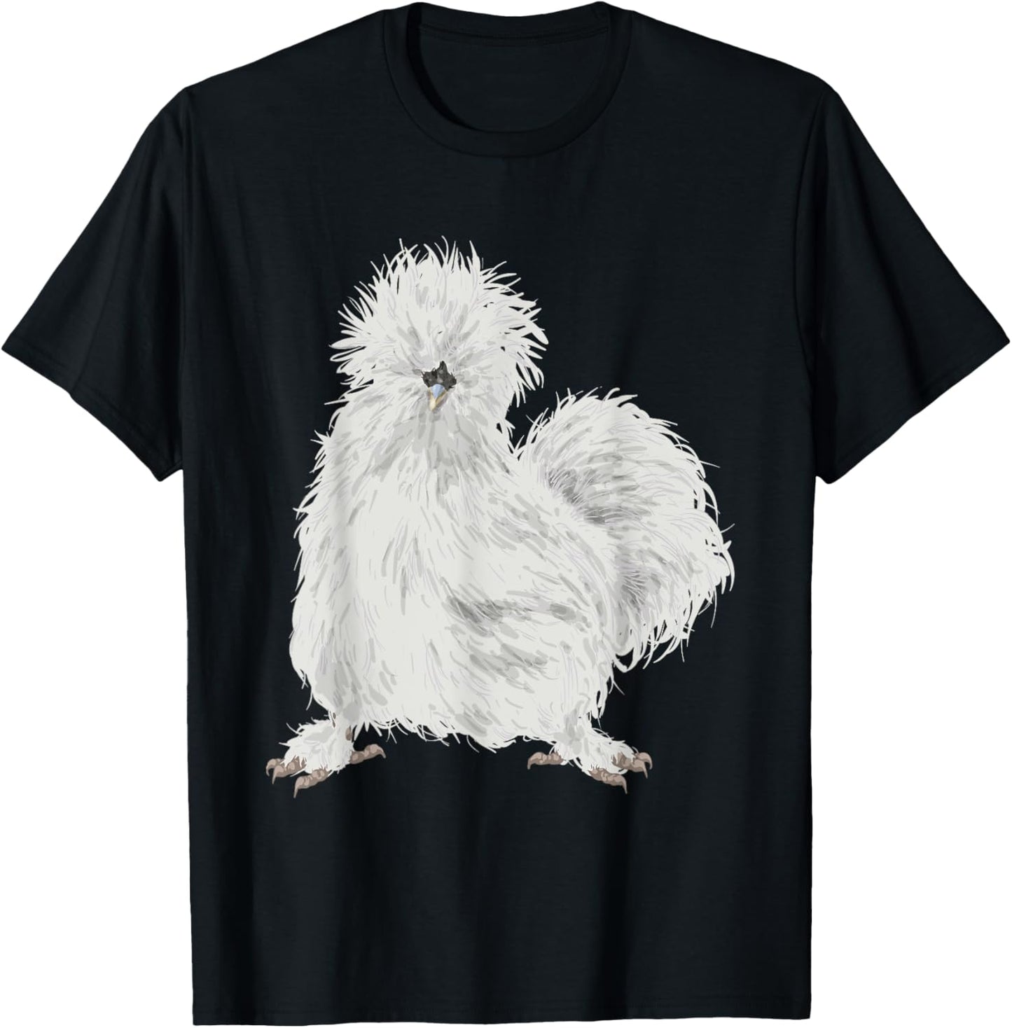 Silkie Chicken T-Shirt - T-Shirt | Black