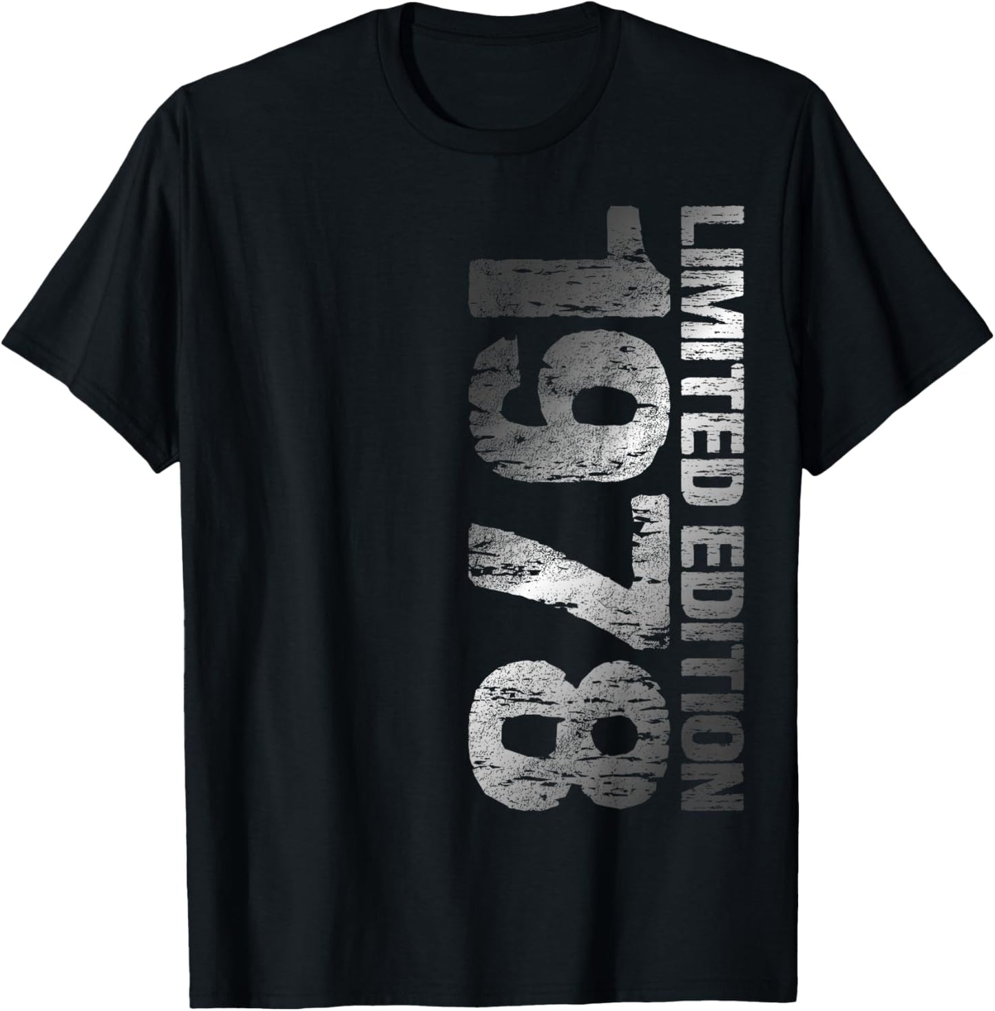 1978 Limited Edition 47th Birthday 1978 Man Woman 47 T-Shirt - T-Shirt | Black
