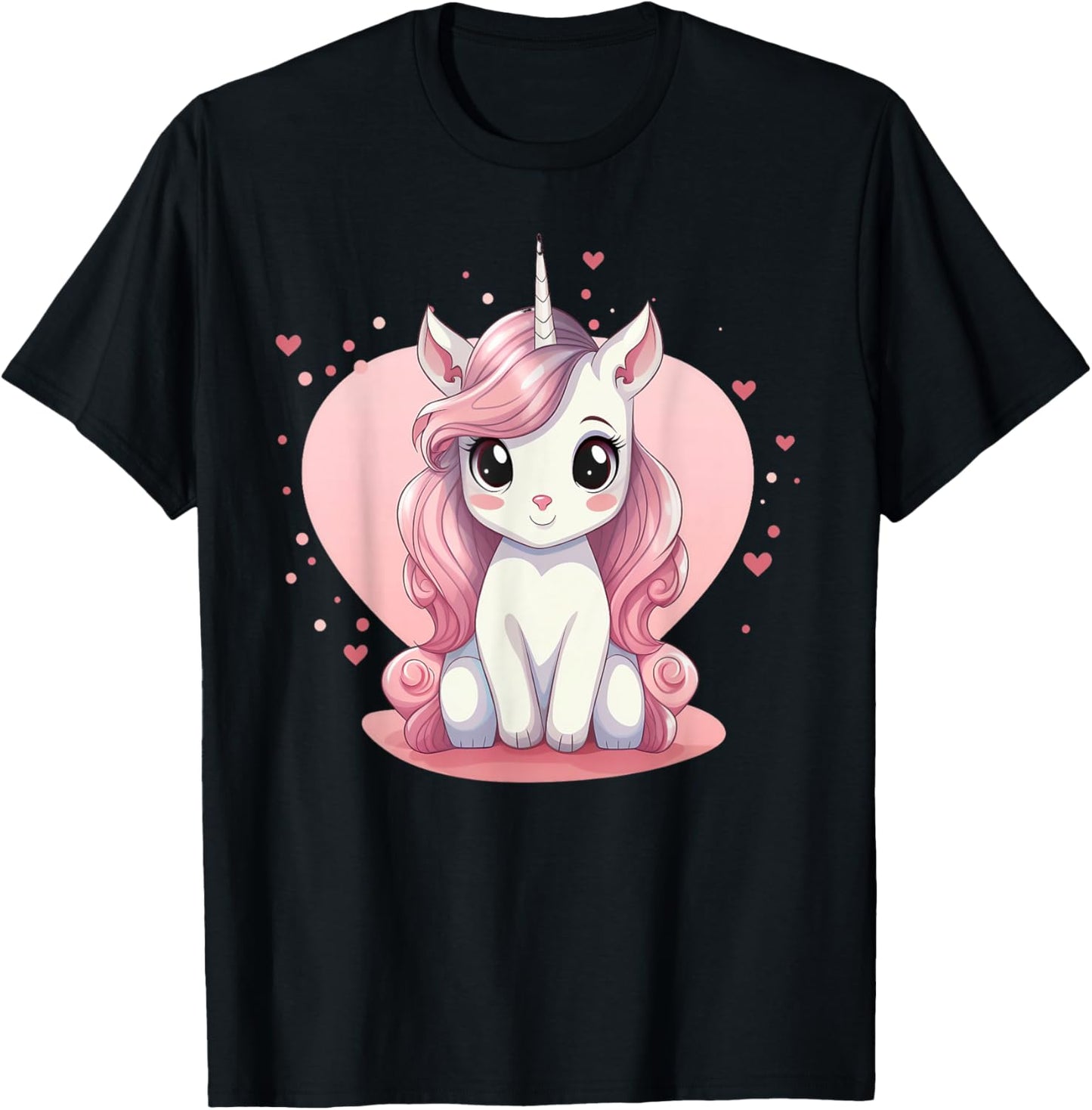 Cute Unicorn I Kids Unicorn T-Shirt - T-Shirt | Black
