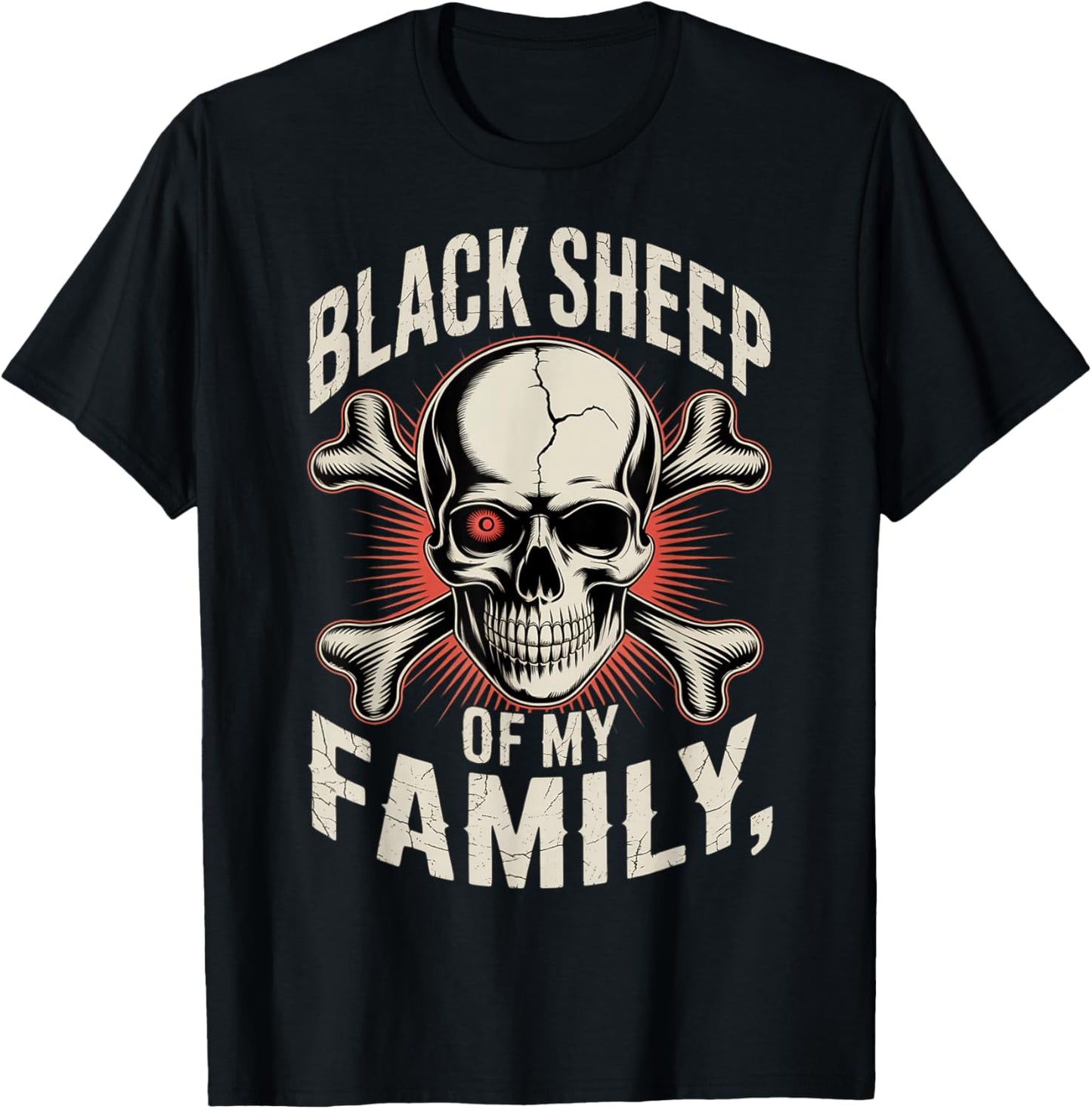 Black Sheep Of My Family T-Shirt - T-Shirt | Black