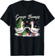 Christmas Goose Bumps Christmas Goose Geese let it snow Xmas T-Shirt - T-Shirt | Black