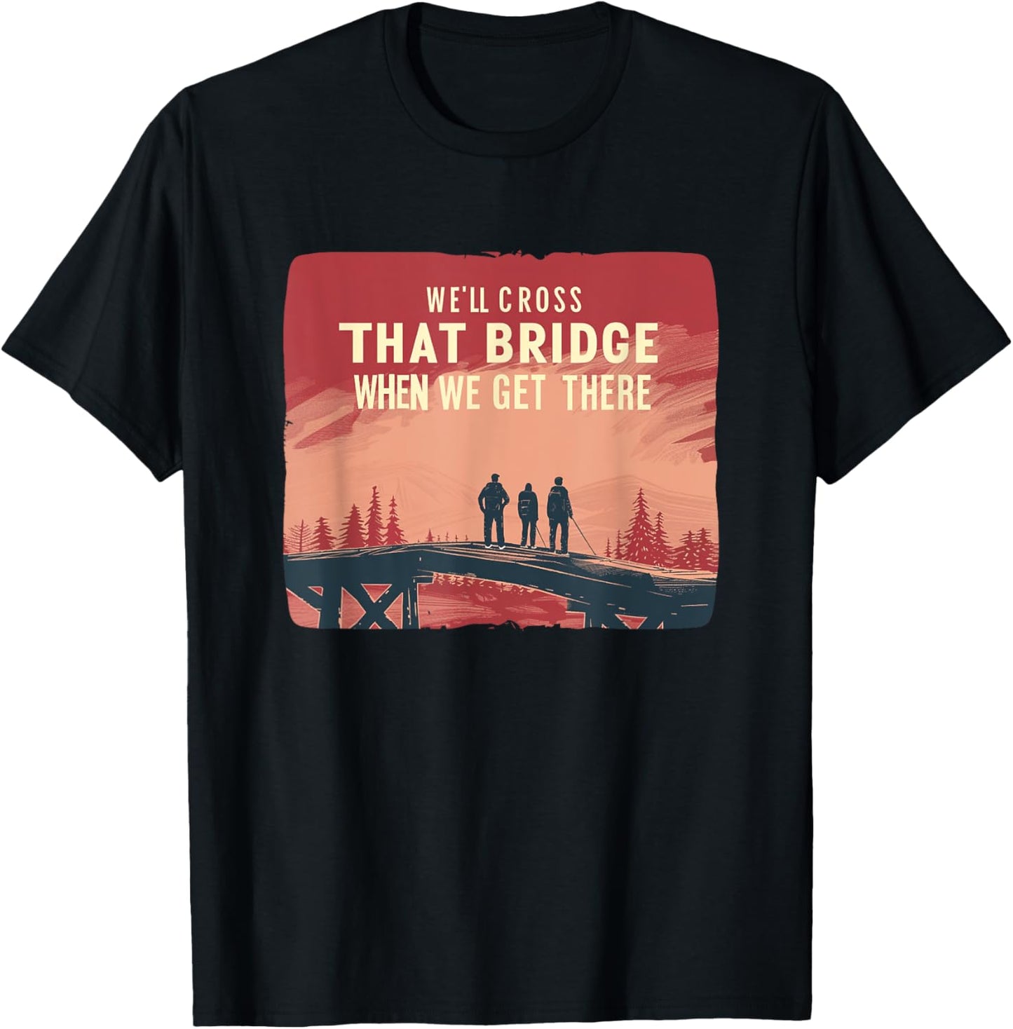Awesome Bridge Idiom Saying for Boys and Girls T-Shirt - T-Shirt | Black