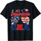 All American CNA Sunglasses American Flag 4th Of July T-Shirt - T-Shirt | Black