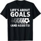 Funny Soccer Art For Boys Girls Men Women Gag Soccer Player T-Shirt - T-Shirt | Black