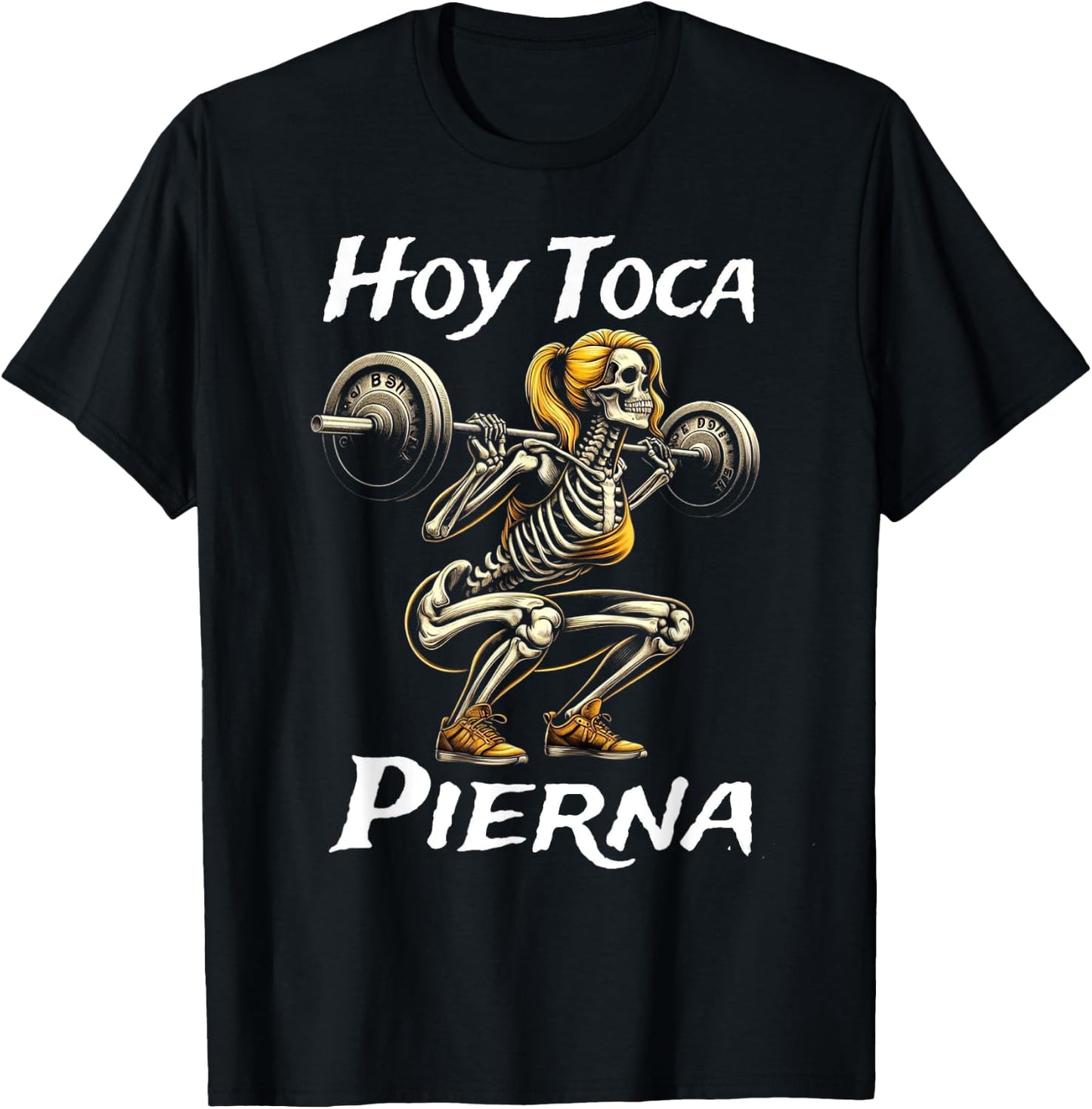 Calacas Chidas Gym | Mexican Sayings Funny Sarcasm Slang T-Shirt - T-Shirt | Black