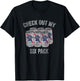 Pabst Check Out My Six Pack T-Shirt - T-Shirt | Black