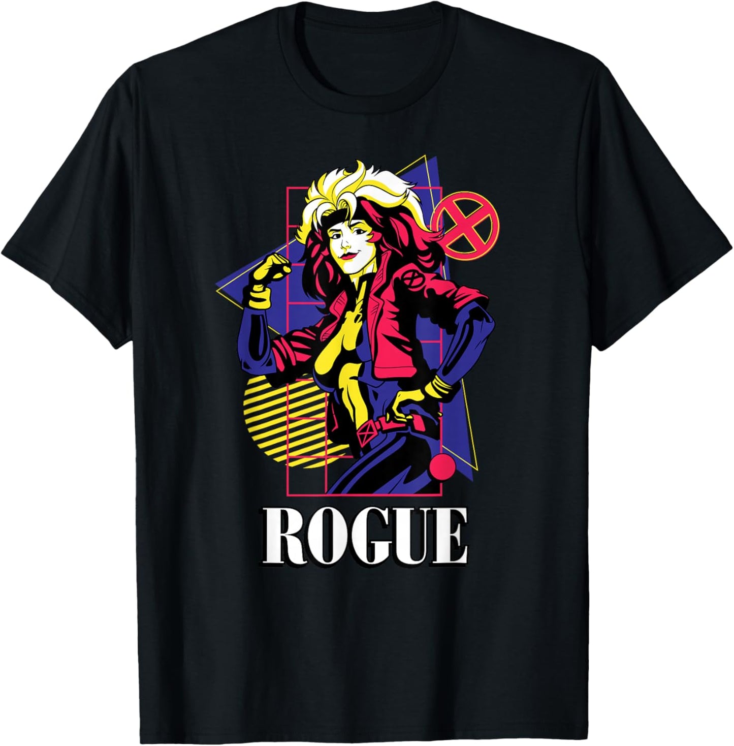 Marvel Super Heroes Valentine X-Men Couples Matching Rogue T-Shirt - T-Shirt | Black