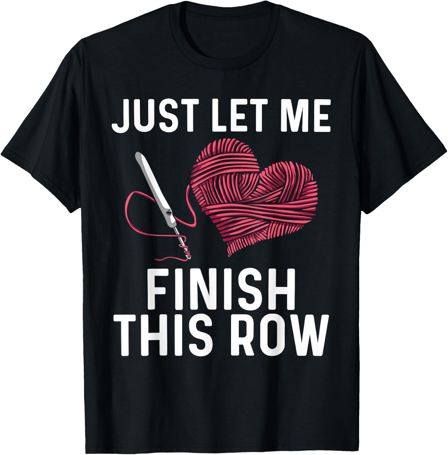 Best Crocheting Art Women Crocheter Crochet Lover T-Shirt - T-Shirt | Black