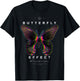 Hip Hop Y2K Hipster Streetwear Urban Mite Butterfly Papillon T-Shirt - T-Shirt | Black