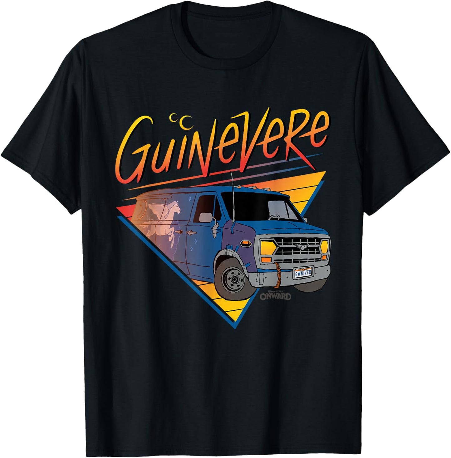 Disney Pixar Onward Van Guinevere T-Shirt - T-Shirt | Black