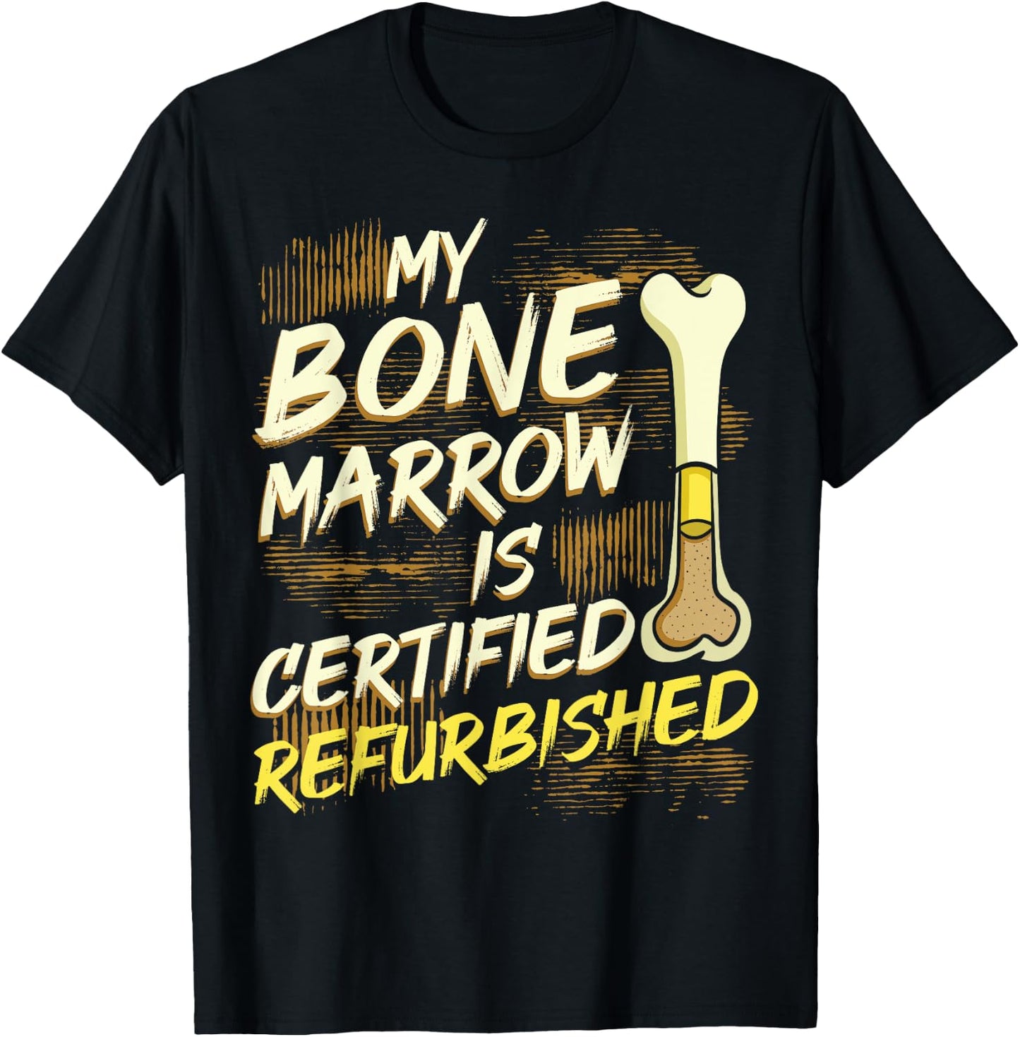 Bone Marrow Refurbished Donator Transplant Organ Donor Green T-Shirt - T-Shirt | Black