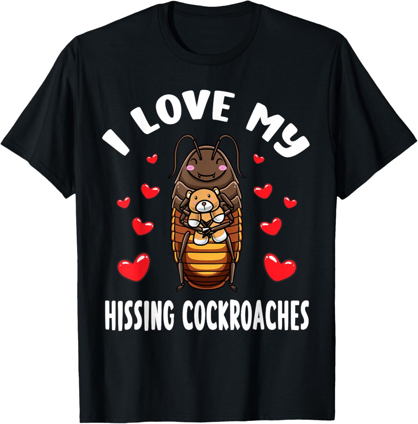 Madagascar Frog Cockroach T-Shirt - T-Shirt | Black