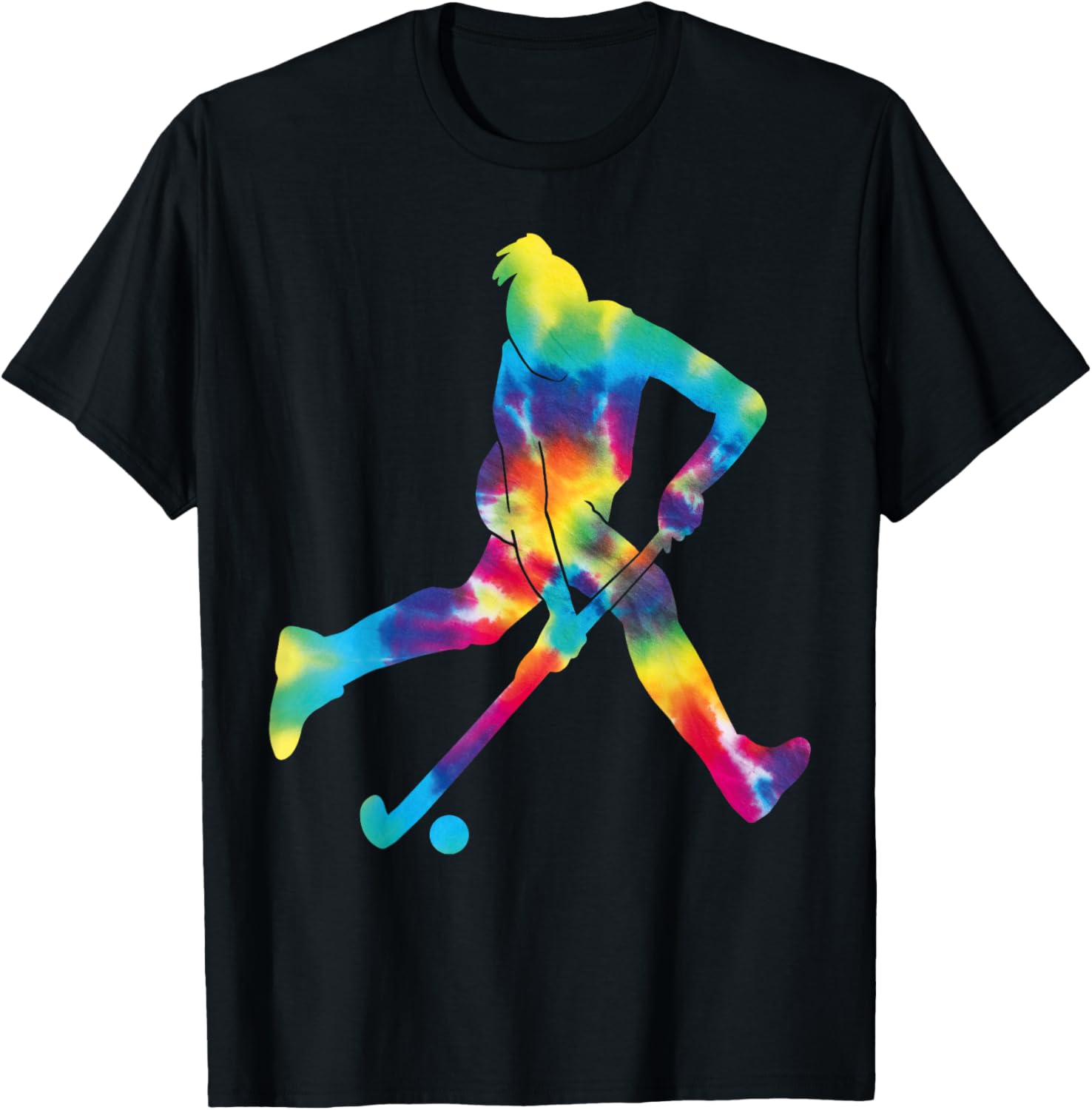 Field Hockey Tie Dye T-Shirt - T-Shirt | Black