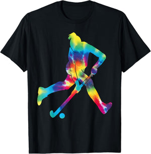 Field Hockey Tie Dye T-Shirt - T-Shirt | Black