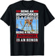Being Ironworker Is A Choice Retired An Honor In Back T-Shirt - T-Shirt | Black