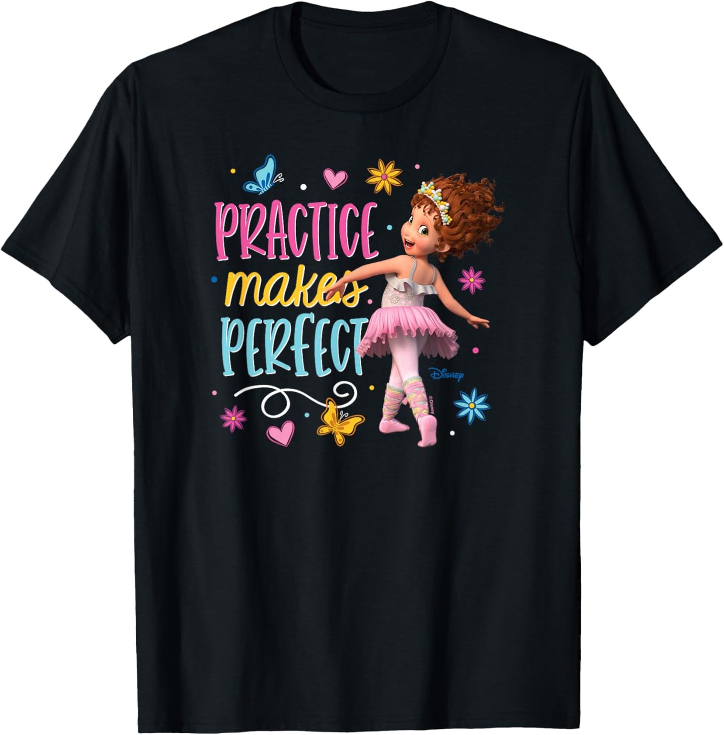 Fancy Nancy - Practice Makes Perfect T-Shirt - T-Shirt | Black