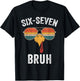 67 Thanksgiving Meme Funny Six Seven Bruh Turkey Boys Kids T-Shirt - T-Shirt | Black