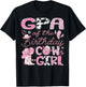 GPA Of The Birthday Cow-Girl Rodeo CowGirl 1St Birthday T-Shirt - T-Shirt | Black