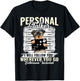 Personal Stalker Morkie Dog I'll Follow You Wherever You Go Men Women Kids T-Shirt - T-Shirt | Black
