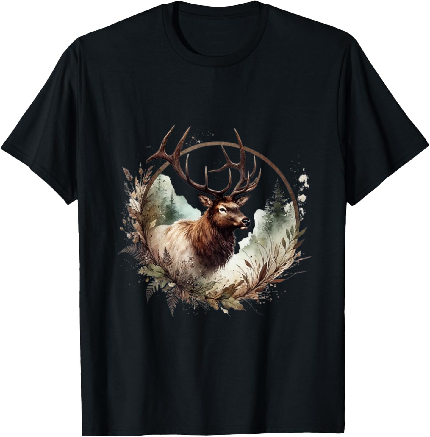 Bull Elk T-Shirt - T-Shirt | Black