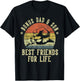 Bonus Dad and Son Best Friends for Life Funny Bonus Dad T-Shirt - T-Shirt | Black