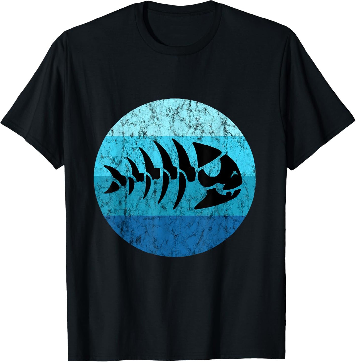 Pirate Fish Pastafari Flying Spaghetti Monster FSM T-Shirt - T-Shirt | Black